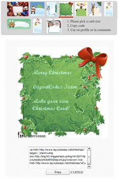 create your own christmas cards
