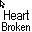 HeartBroken mouse cursor