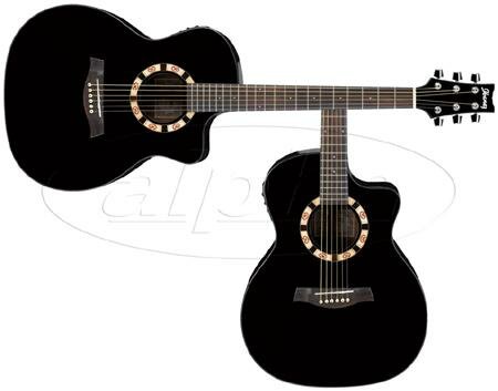 acustic-and-electric-black-guitars myspace layout