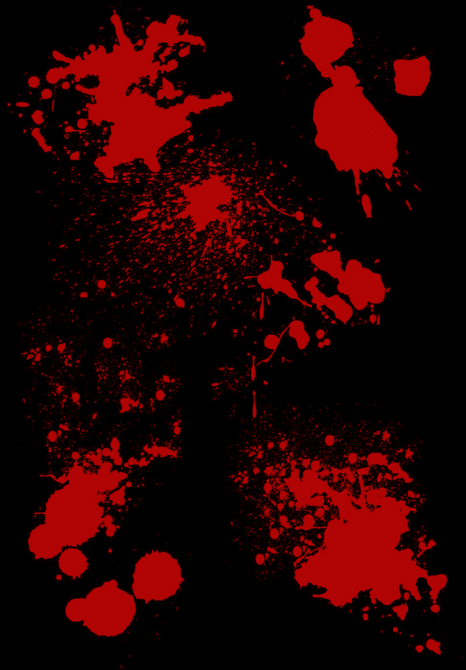 blood-splatter myspace layout
