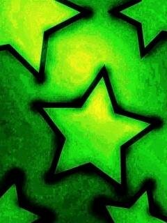  green stars myspace layout