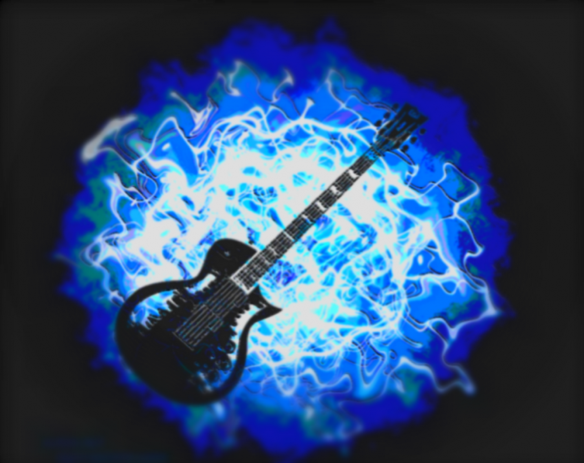 blue-guitar myspace layout