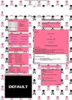 pink-and-black-skulls myspace layout