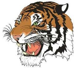 tiger-logo myspace layout