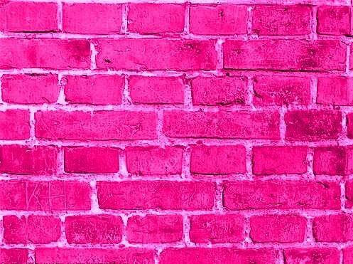 hot pink brick myspace layout