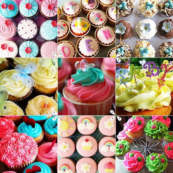cupcakes myspace layout