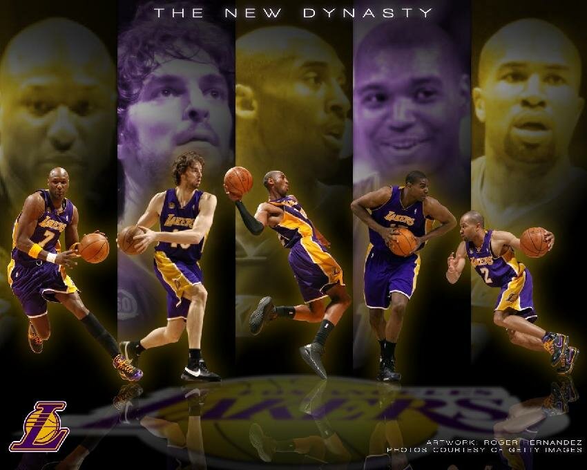 Lakers-wallpaper myspace layout