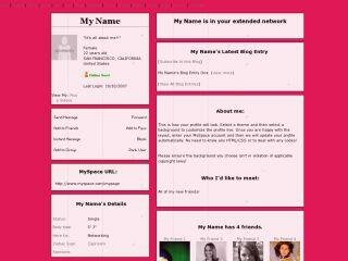 plain-pink-backgrounds myspace layout