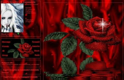 animated-rose5661 myspace layout